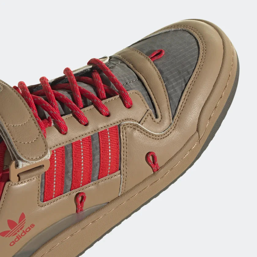 Adidas Forum 84 Camp Low Cardboard / Scarlet / Utility Grey