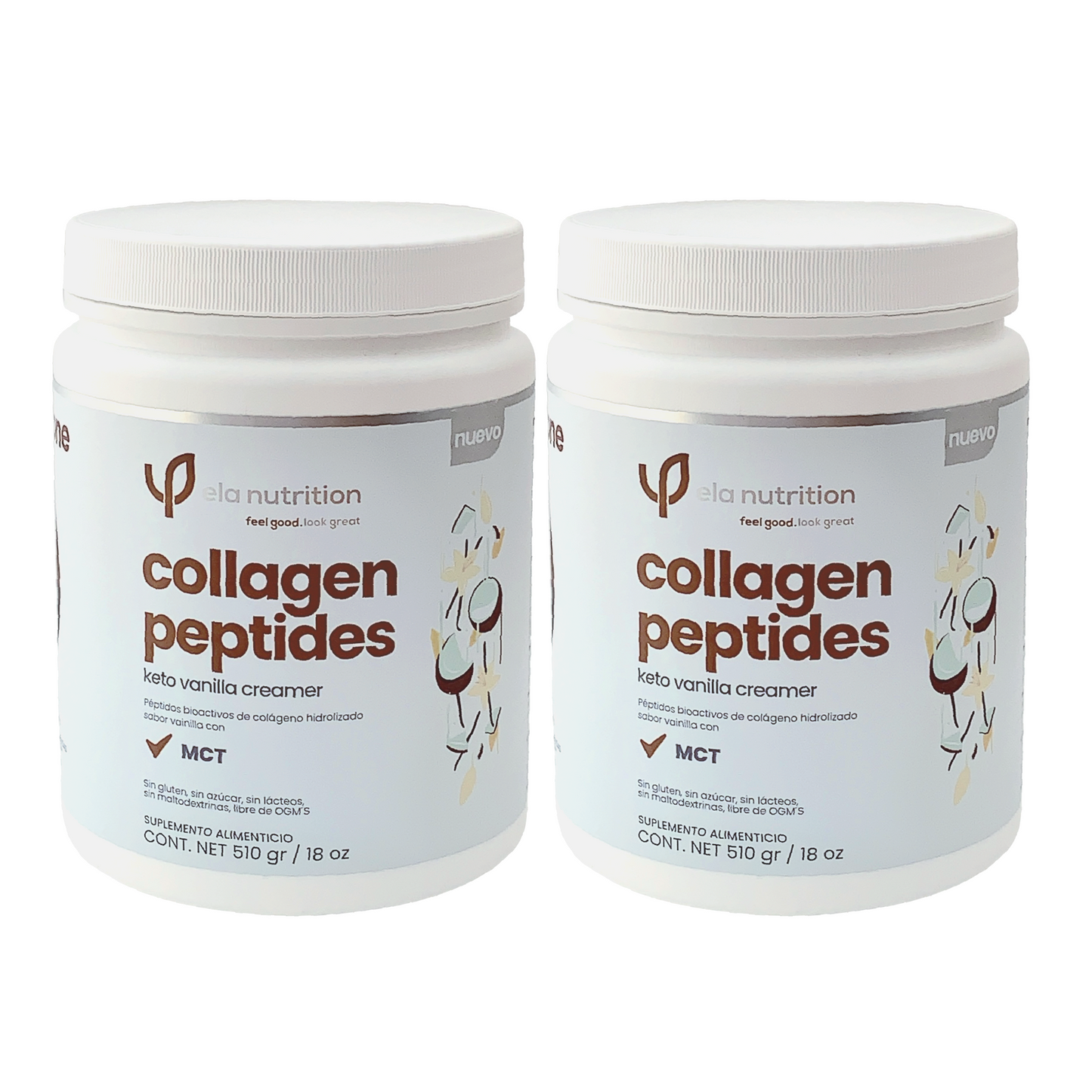 collagen peptides keto vanilla creamer pack