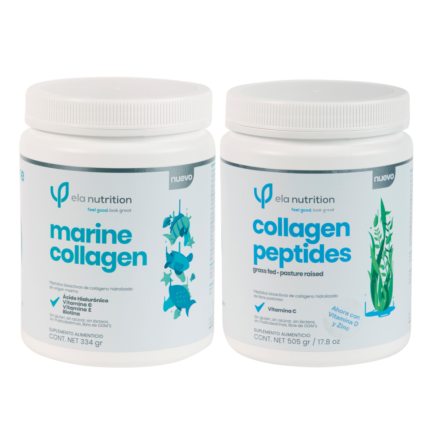 collagen peptides + marine collagen pack