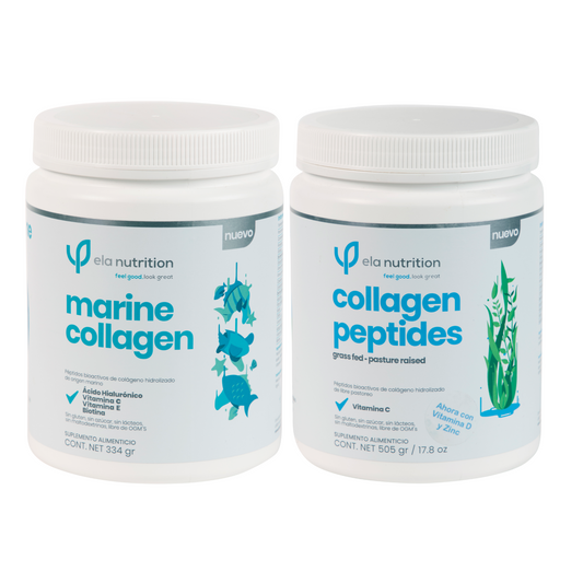 collagen peptides + marine collagen pack