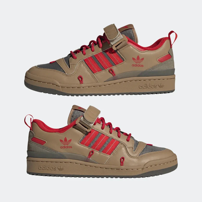 Adidas Forum 84 Camp Low Cardboard / Scarlet / Utility Grey