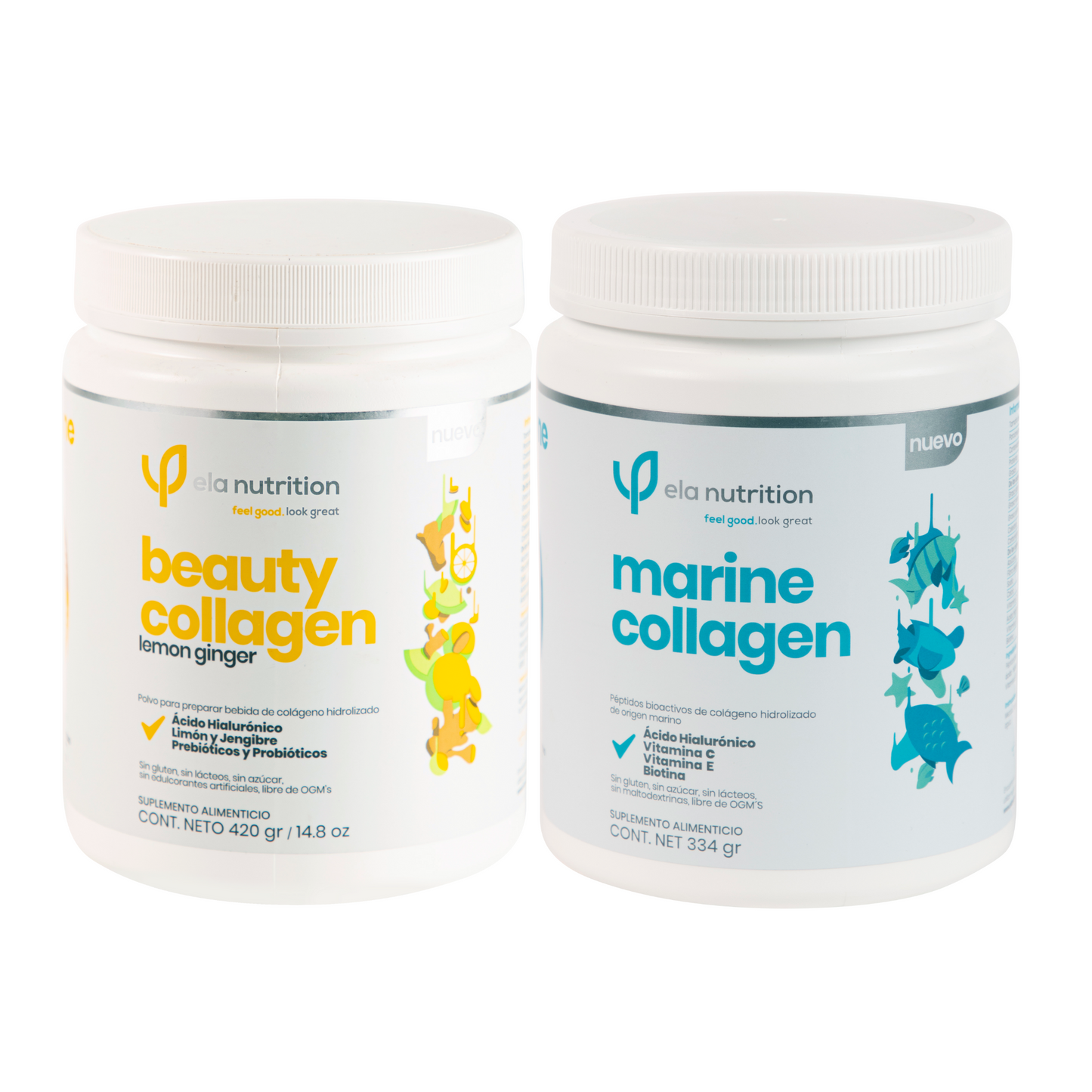 marine collagen-lemon ginger pack