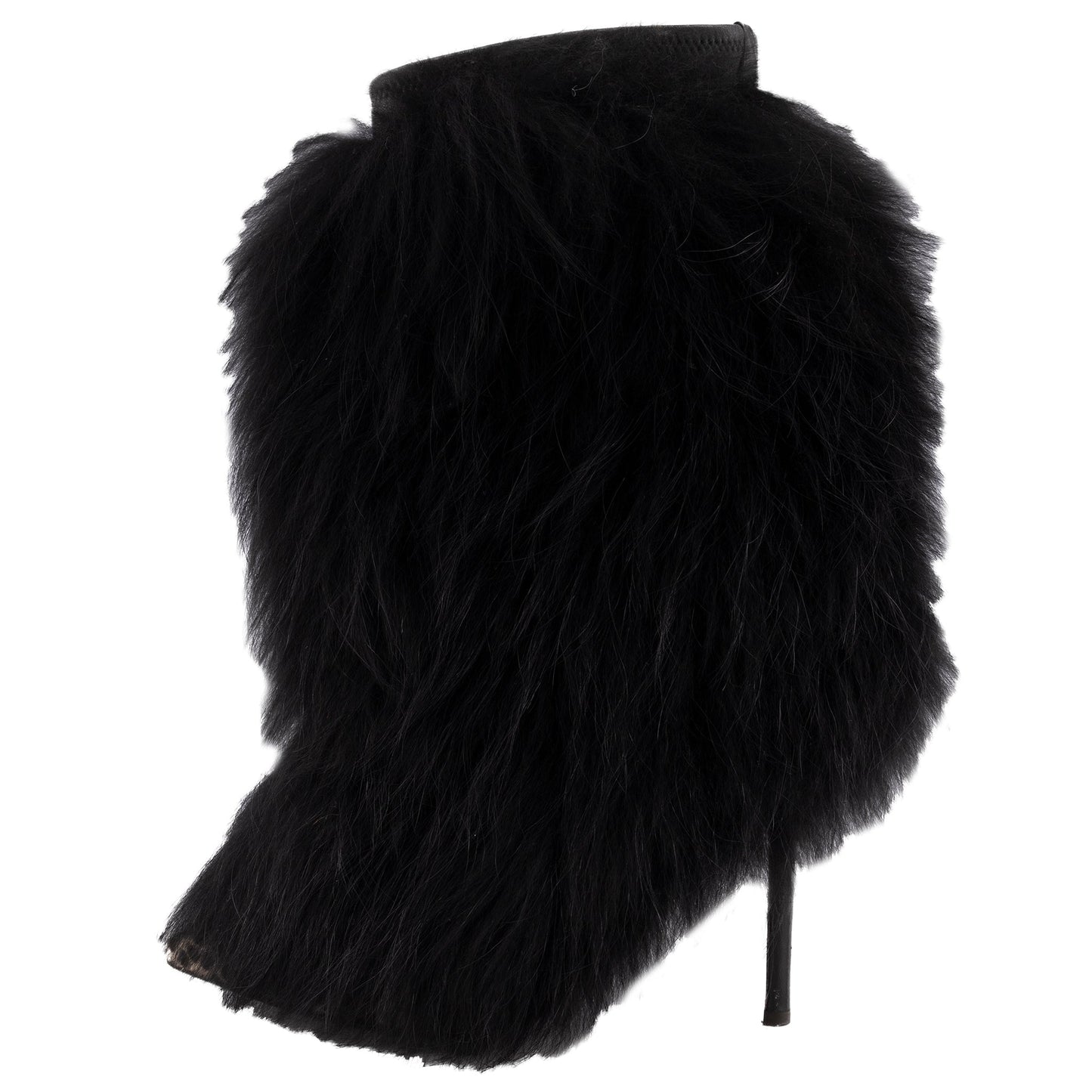 Giuseppe Zanotti Fur Booties - Dream Closet by Sira Pevida