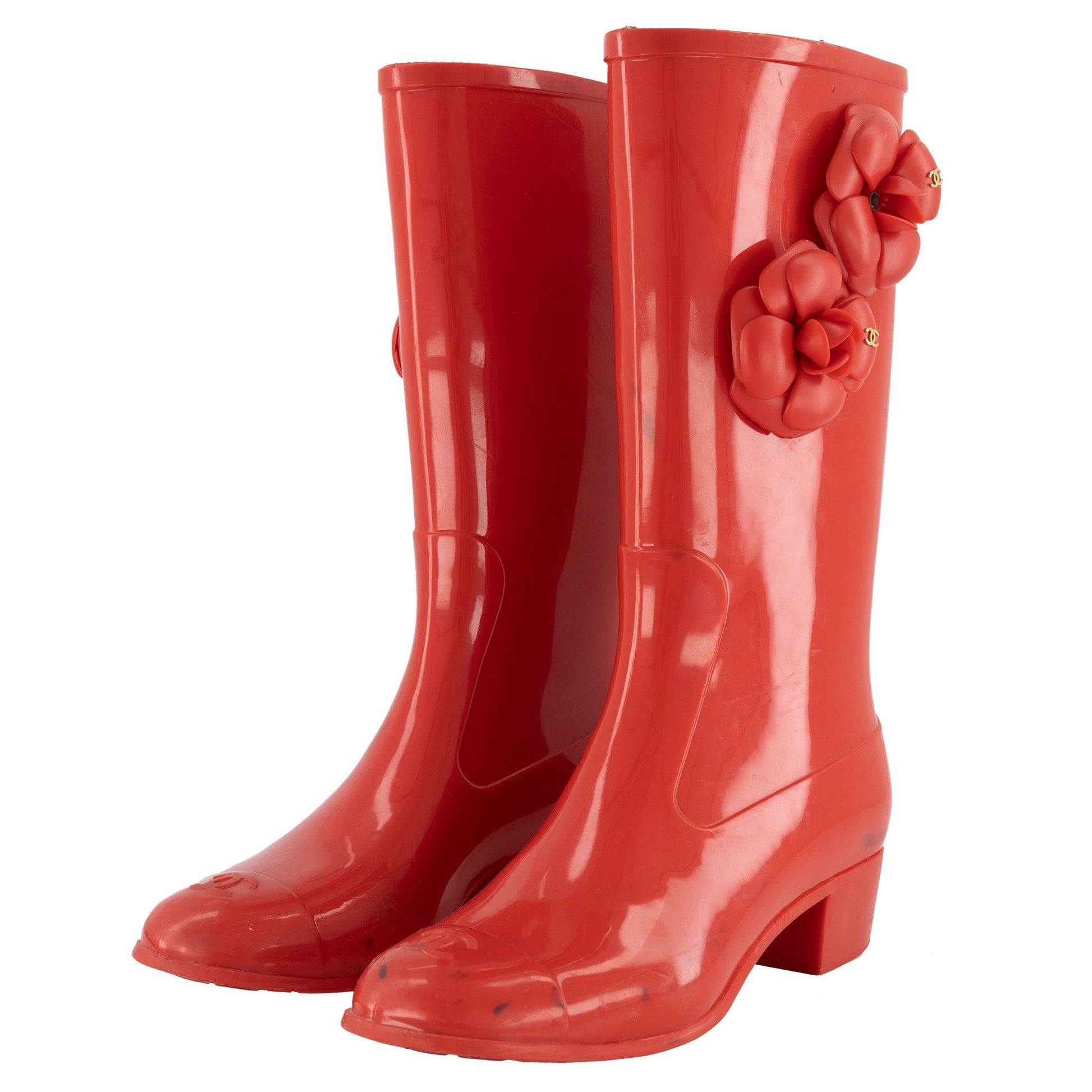 Chanel Camellia Rain Boots - Dream Closet by Sira Pevida