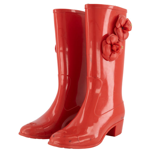 Chanel Camellia Rain Boots - Dream Closet by Sira Pevida