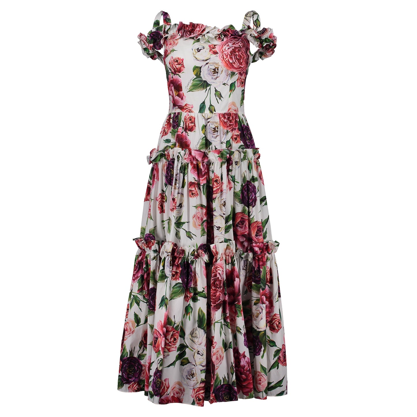 Dolce & Gabbana Vestido Con Estampado Peony - Dream Closet by Sira Pevida