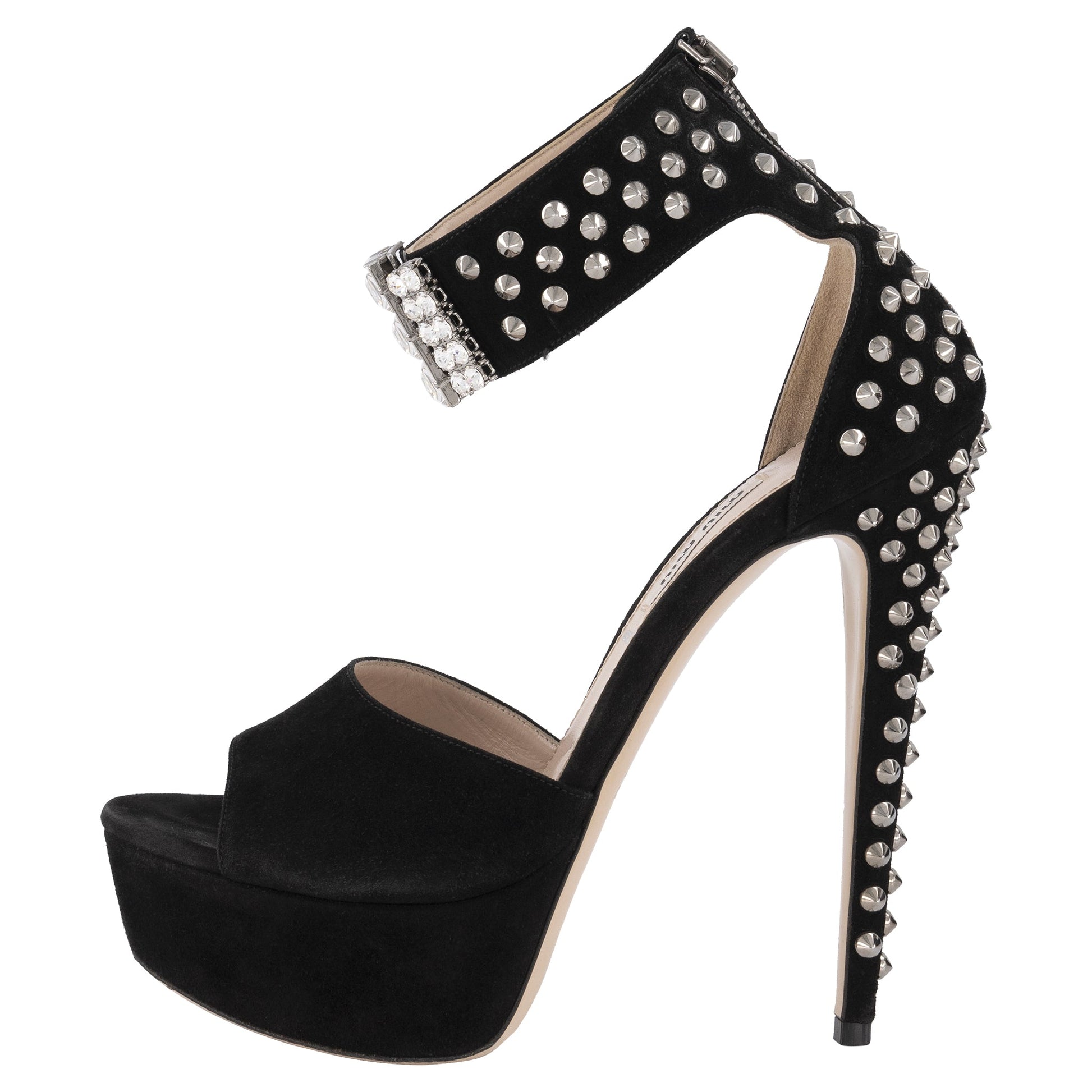 Miu Miu Crystal Embellished Platform - Dream Closet by Sira Pevida