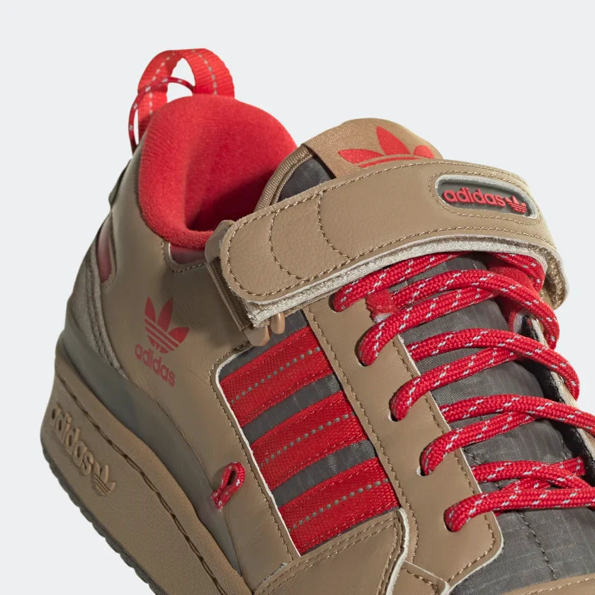 Adidas Forum 84 Camp Low Cardboard / Scarlet / Utility Grey