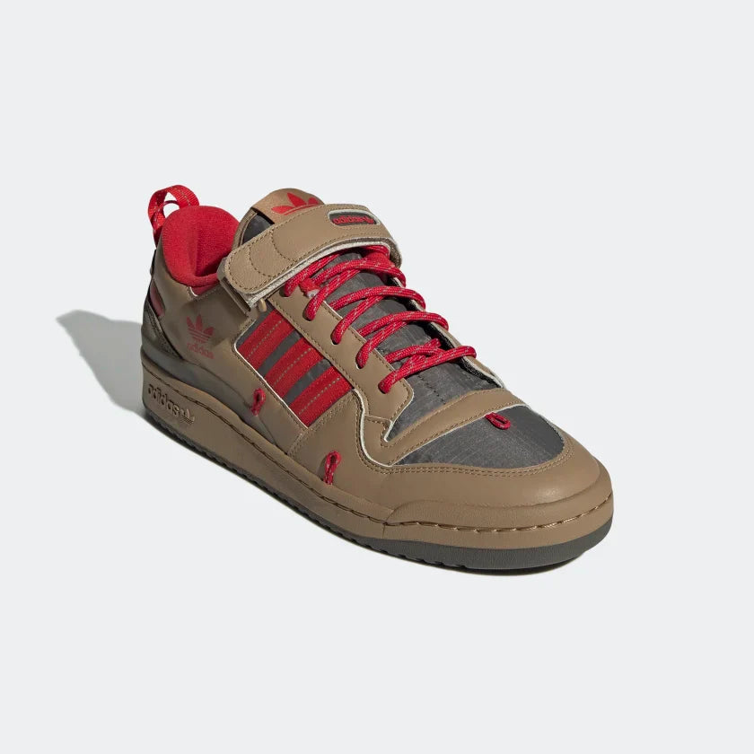 Adidas Forum 84 Camp Low Cardboard / Scarlet / Utility Grey