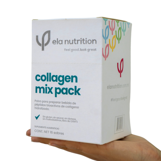 collagen mix pack con péptidos bioactivos de colágeno 2 sabores